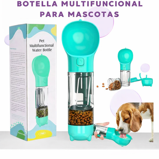 JUWELL - Botella multifuncional para mascotas